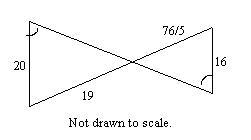 Which theorem or postulate proves the two triangles are similar?-example-1