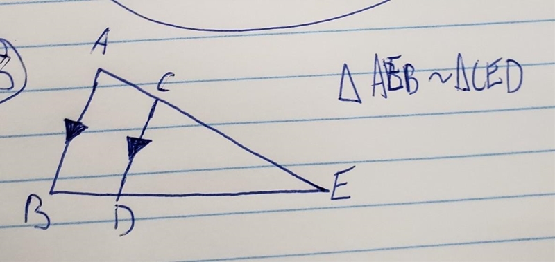 Please help i need answer quick! Prove triangle ​-example-1