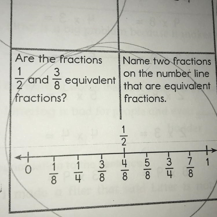 Are the fractions Name two fractions I on the number line onda equivalent that are-example-1