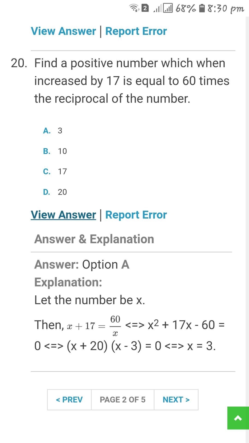 Plz explain me in simplest way. After X2 +17x-60=0 , I couldn't understand.-example-1