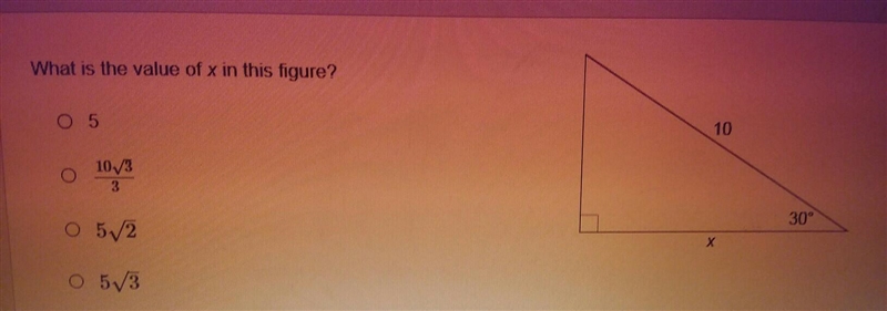 What is the value of x in this figure?​-example-1