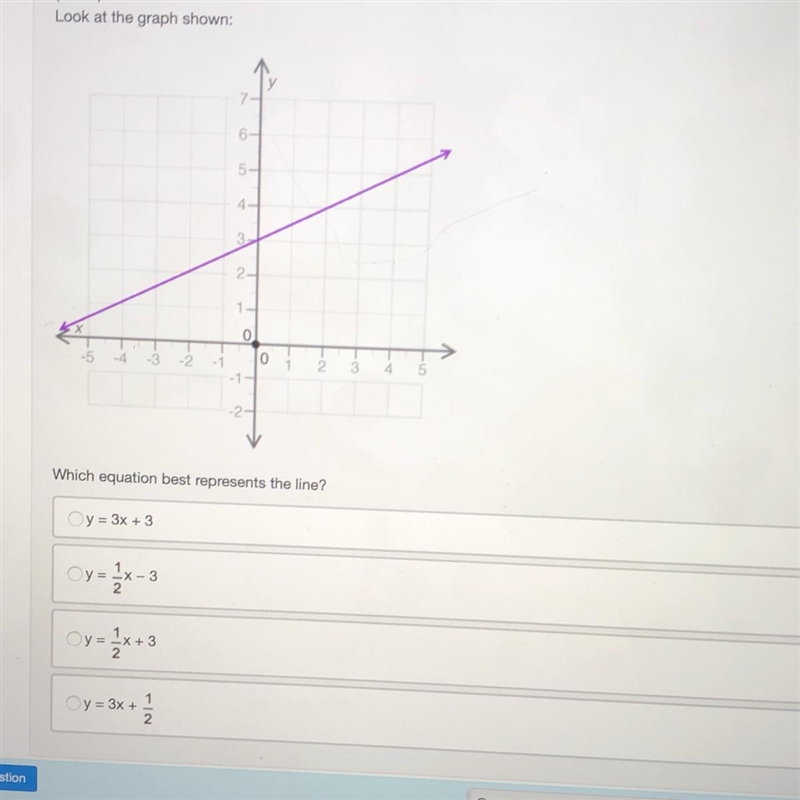 Which equation best represents the line?-example-1