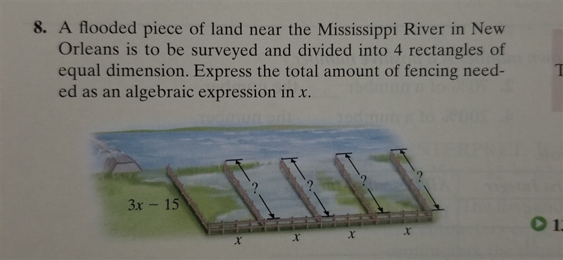 A flooded piece of land near the mississippi river in new orleans is to be surveyed-example-1