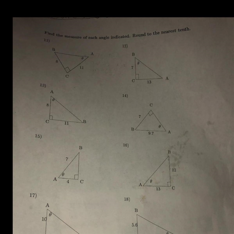 I need to find the measure of each angle indicated please help-example-1