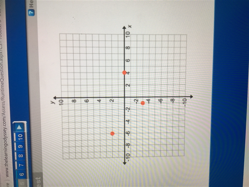 What are the coordinates of the points on the plane?-example-1