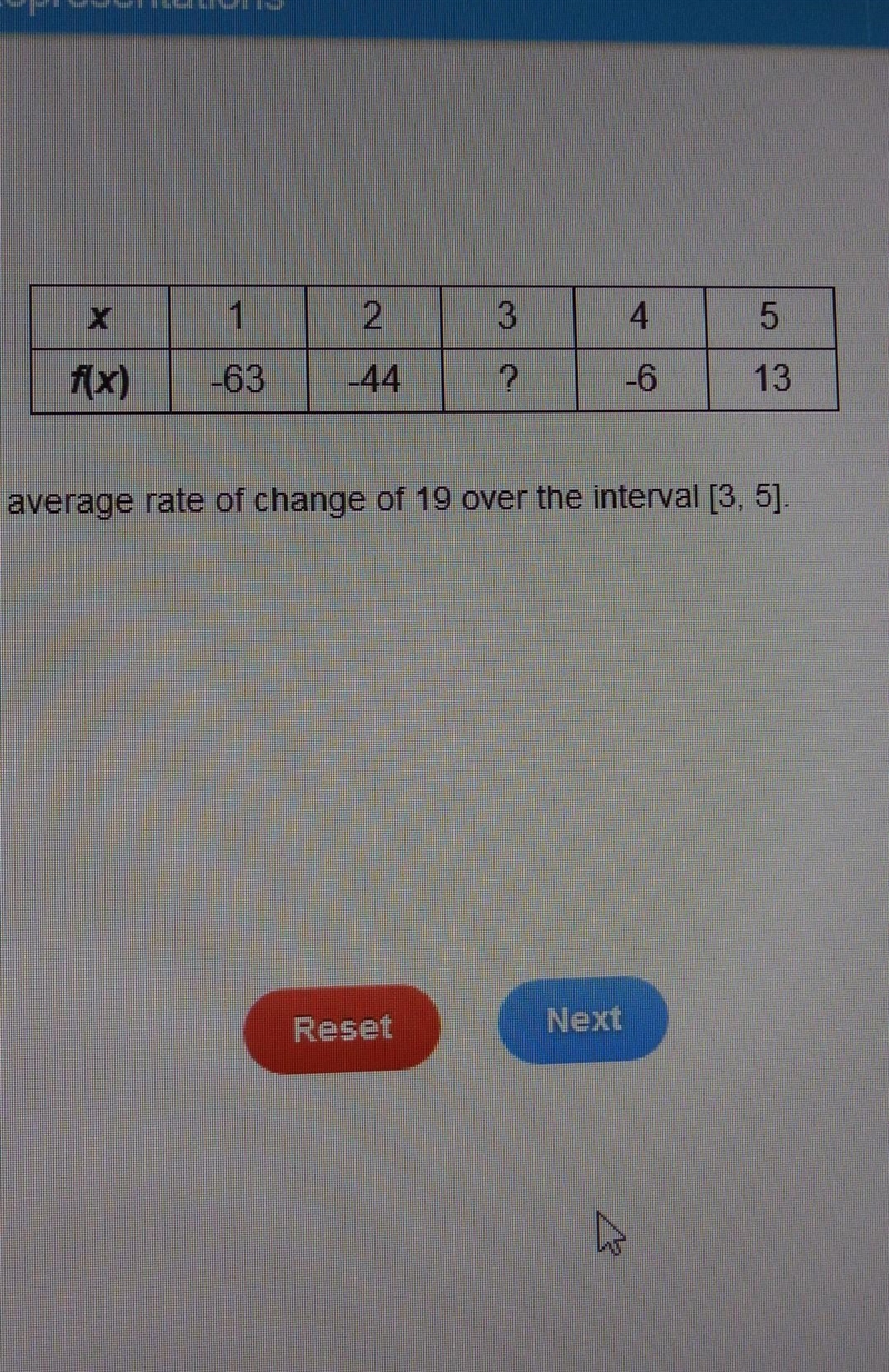 the table below shows the function of f determine the value of f(3) that will lead-example-1