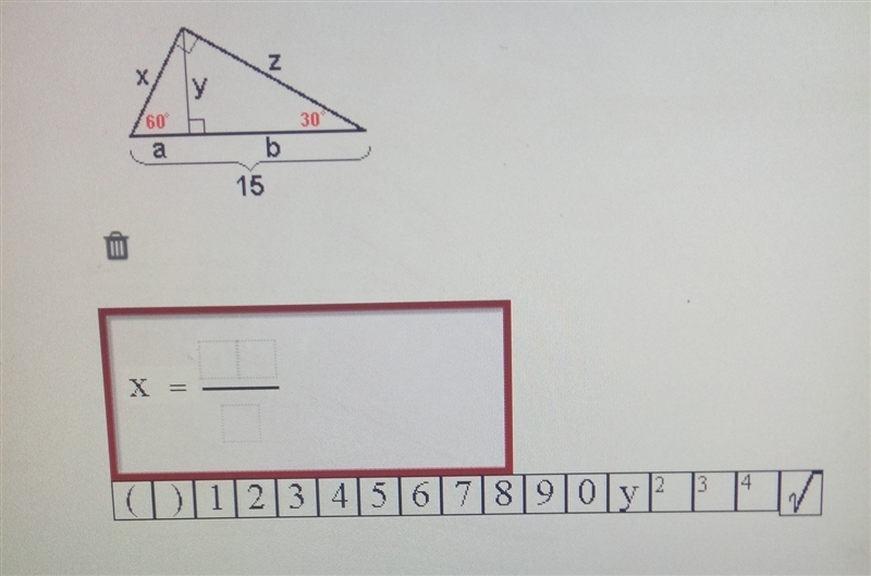 Find the missing part. use an improper fraction for your answer.-example-1