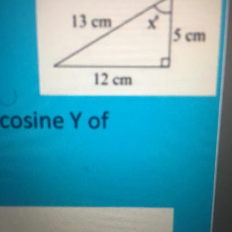 Look at the triangle. What is the cos x-example-1