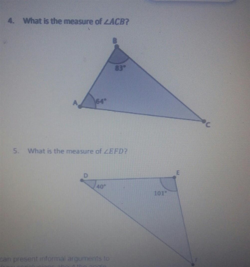 What is the measure for these (congruence and similarity) ​-example-1