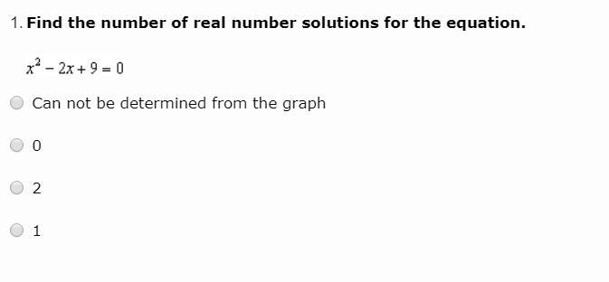 Find the number of real number solutions for the equation.-example-1