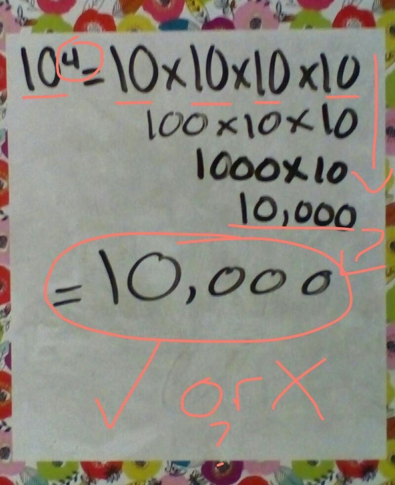 What is 10⁴? Is this answer correct, or incorrect? = 10,000.​-example-1