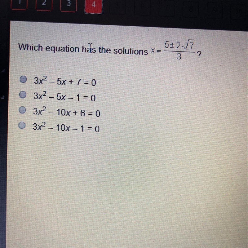 Which equation has the solution-example-1