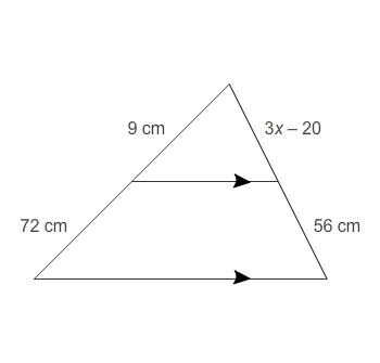 What is the value of x? Enter your answer in the box. x =-example-1