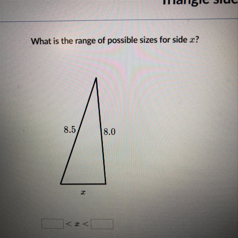 What is the range of possible sizes for a size x-example-1