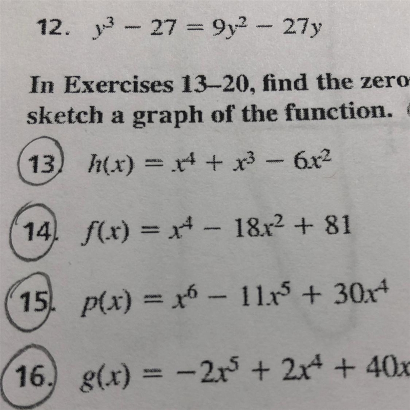 P(x)=x^6-11x^5+30x^4 Number 15-example-1