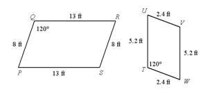 Tell whether the pair of polygons are similar. explain why.-example-1