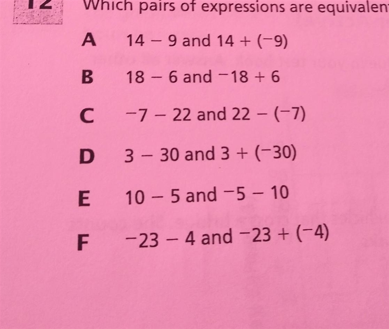 Which pairs of expressions are equivalent? Mark all that apply.​-example-1