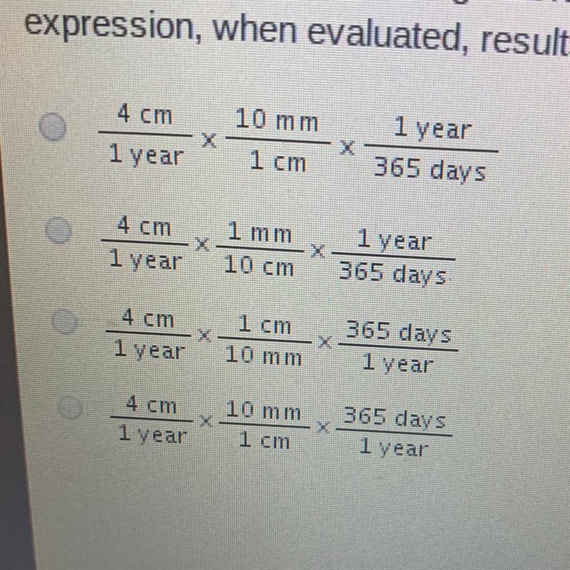 A particular beach is eroding at a rate of 4 centimeters per year. A realtor converts-example-1