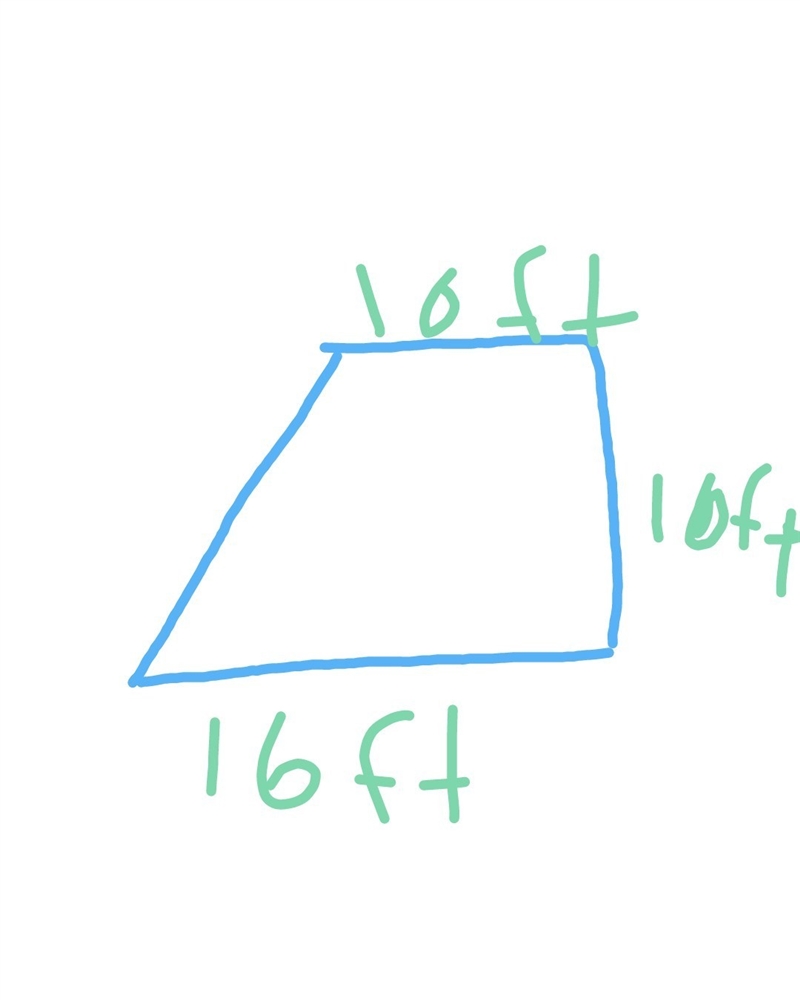 dante is ordering wood flooring for his bedroom which is shaped like a trapezoid if-example-1