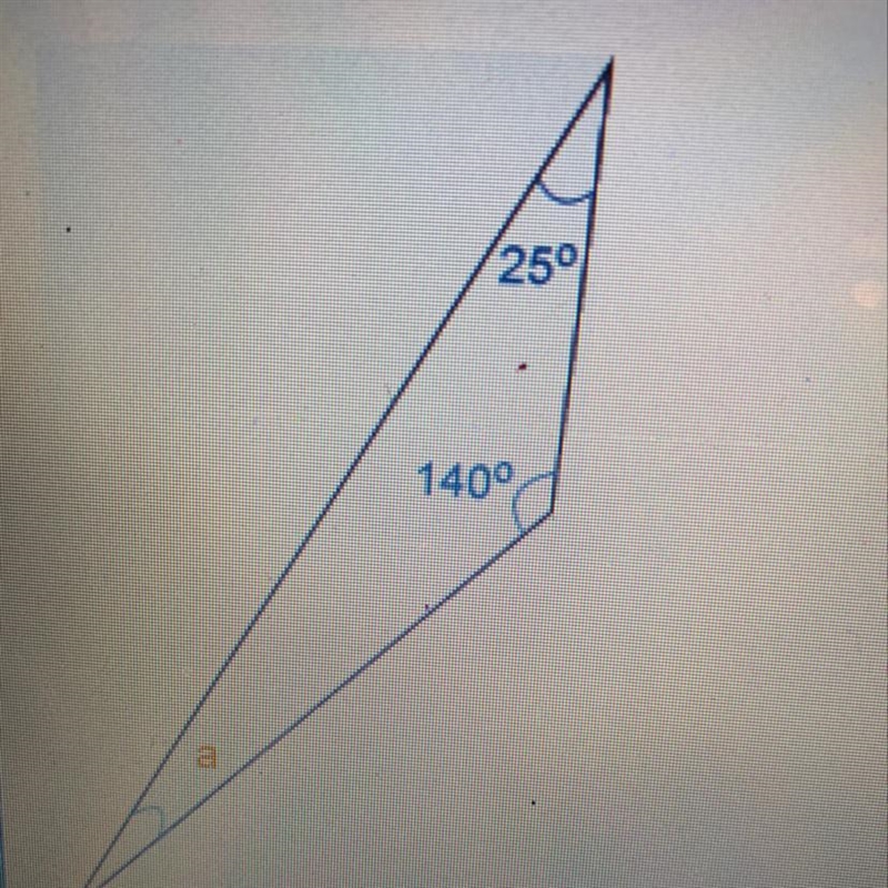 Find the measure of angle a-example-1