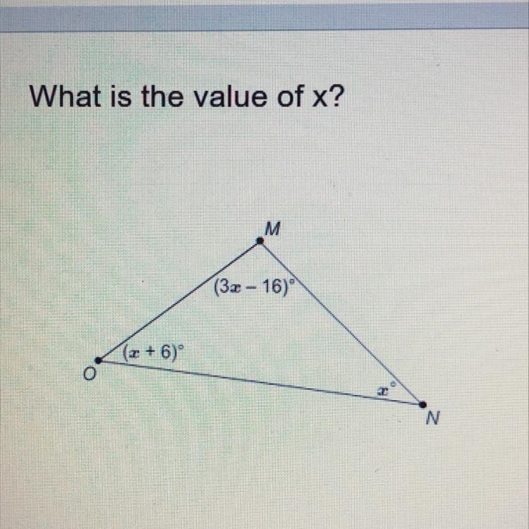 What is the value of x? 42 22 38 5-example-1