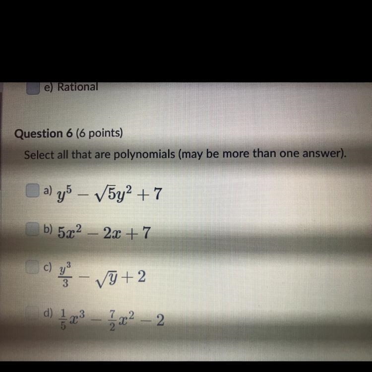 Help what polynomials are there??-example-1