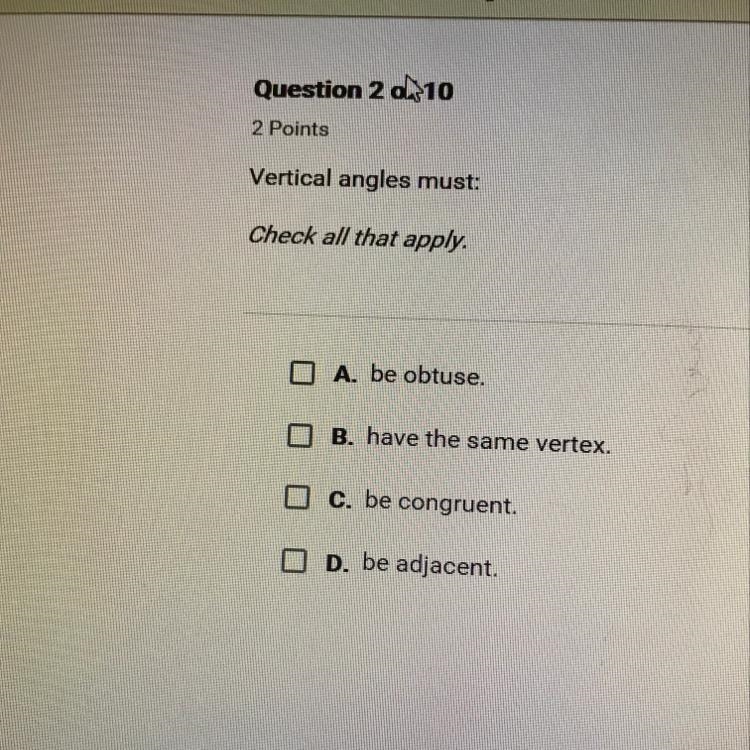 Vertical angles must check all that apply-example-1