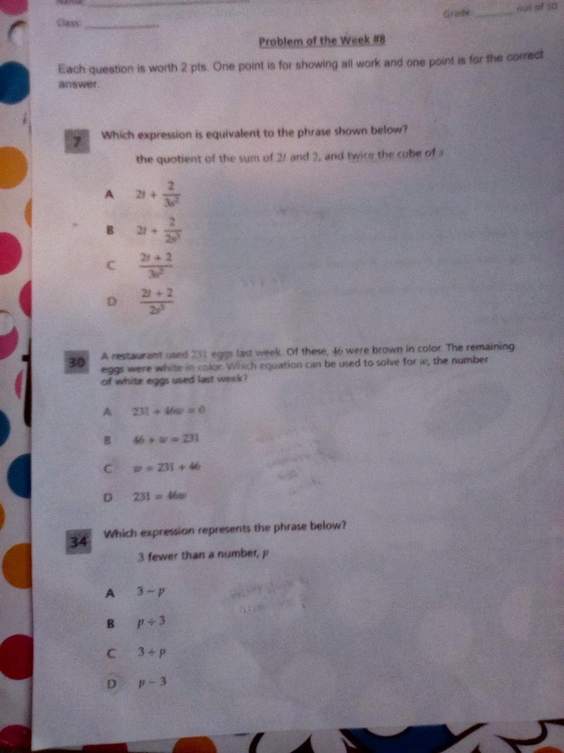 Help please show your work answer 3 questions please Will Mark as a,brainless-example-1