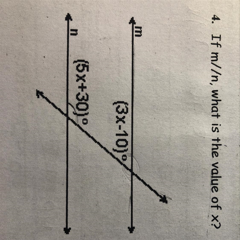 If m//n, what is the value of x?-example-1