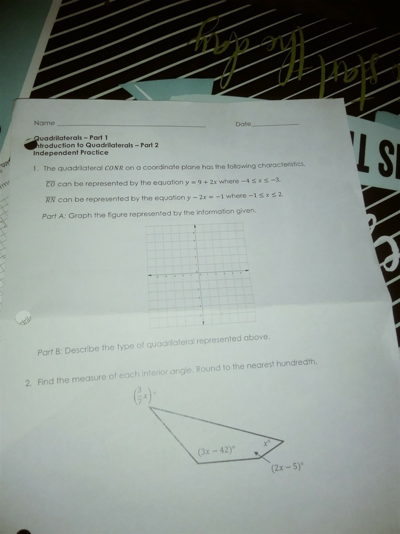 Quadrilaterals part 1 introduction to quadrilaterals part 2 independent-example-1