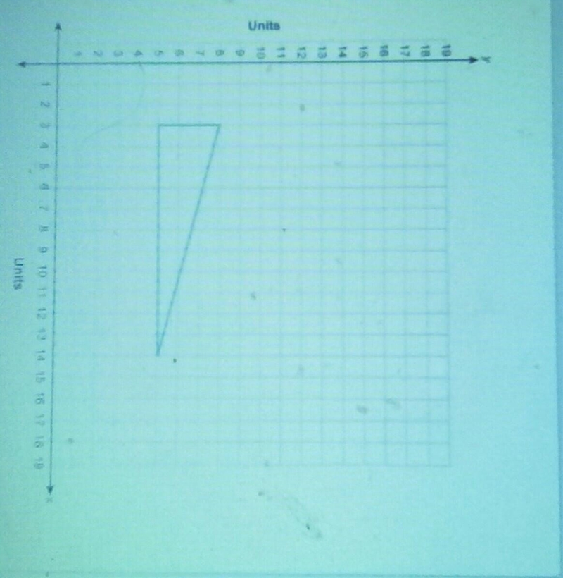 what is area of the triangle in a coordinate plane. a 9.0. b 14.0 c16.5. d 24.5 ​-example-1