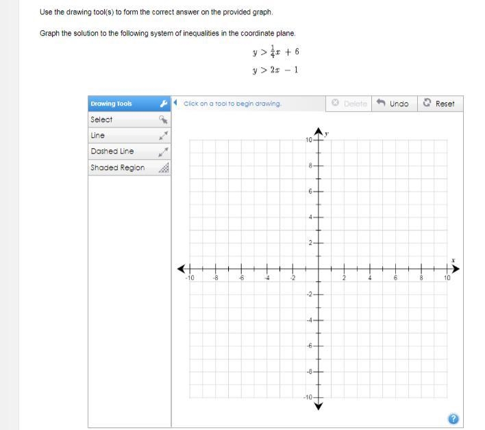 Use the drawing tool(s) to form the correct answer on the provided graph. Graph the-example-1