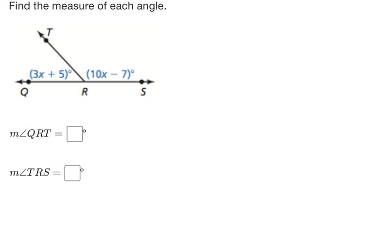 Find the measure of each angle.-example-1