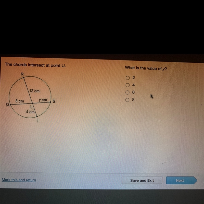 What is the value of y ?-example-1