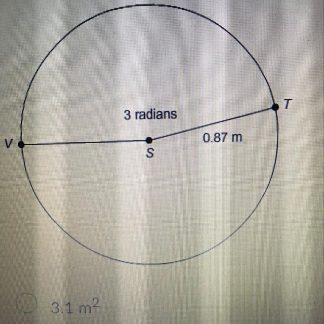 PLEASE HELP ASAP!!! What is the approximate area of sector TSV? Round the answer to-example-1