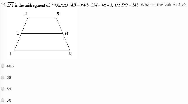 Find the value of x in the parallelogram-example-1