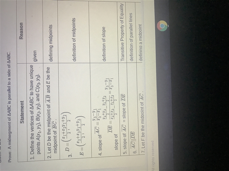 A midsegment triangle ABC is parallel to a side of triangle ABC what is the missing-example-2