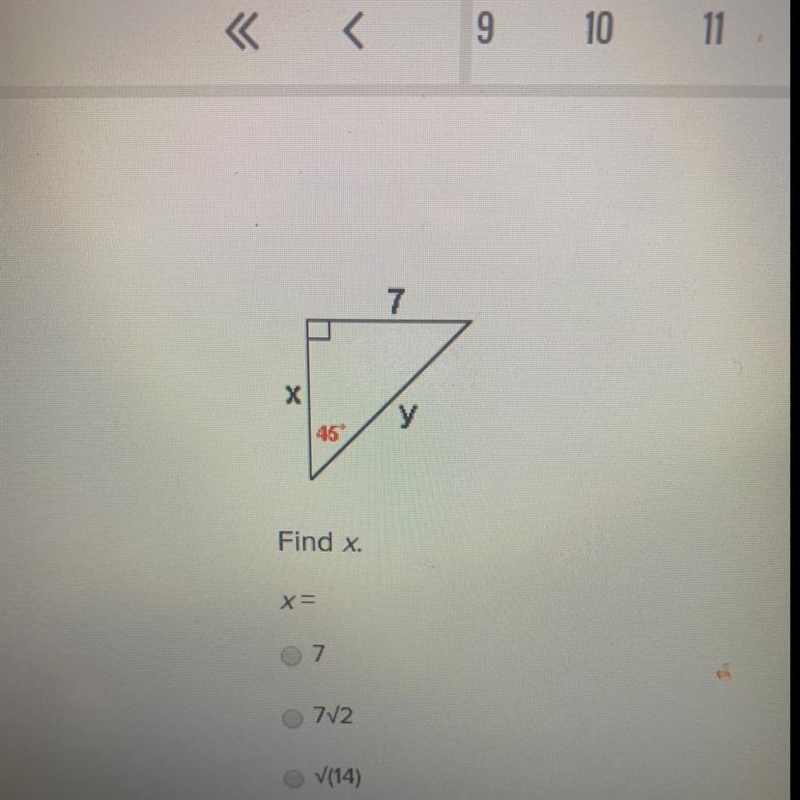 What is x in the equation above?-example-1