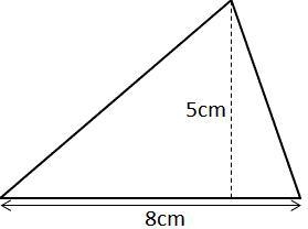 Find the area of the triangles. Show all work and make sure to include the formula-example-2