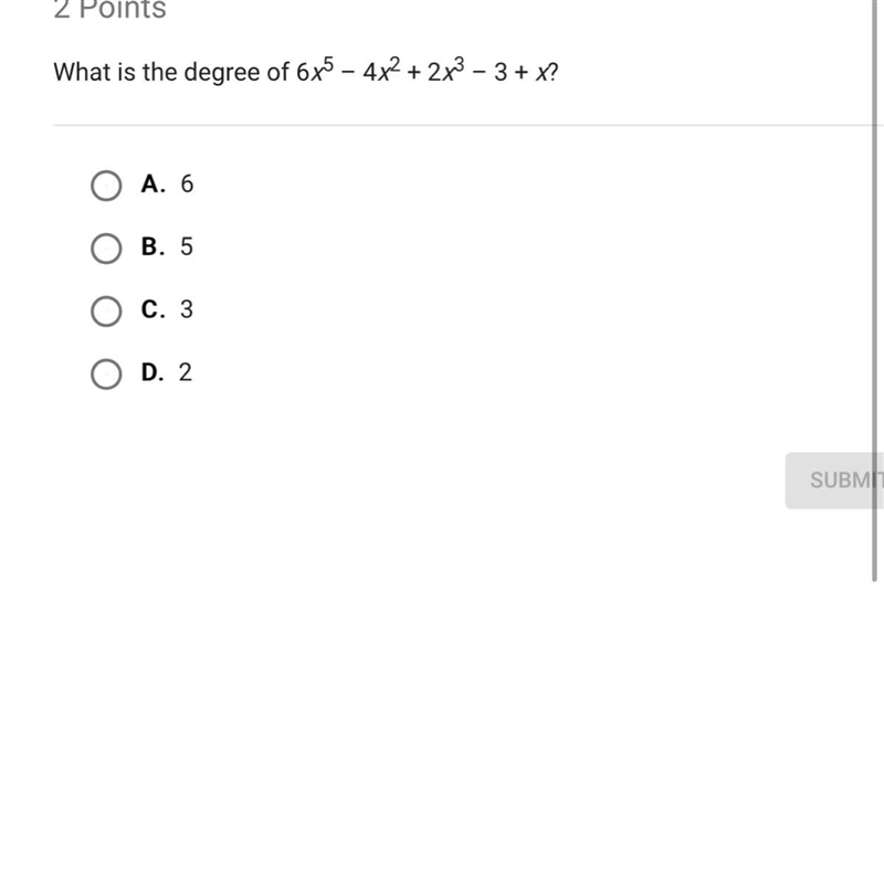 What is the degree of-example-1