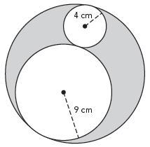 One medium circle and one small circle touch each other, and each circle touches the-example-1