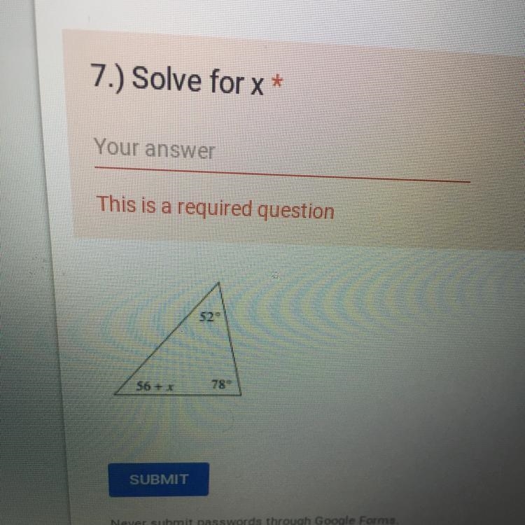 What is x ? And how do I solve for it ?-example-1