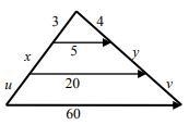 Solve the following problem: Find x, y, u, v-example-1