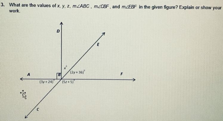 20 points!!!!!! What are the values of x, y, z, m-example-1