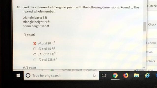 The answer is C that’s why it has a 1 pt in front Plz just help me explain how to-example-1