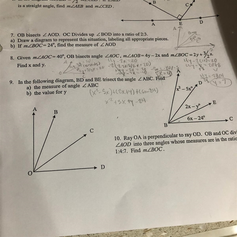 Help on 7b) thank you ☺️-example-1