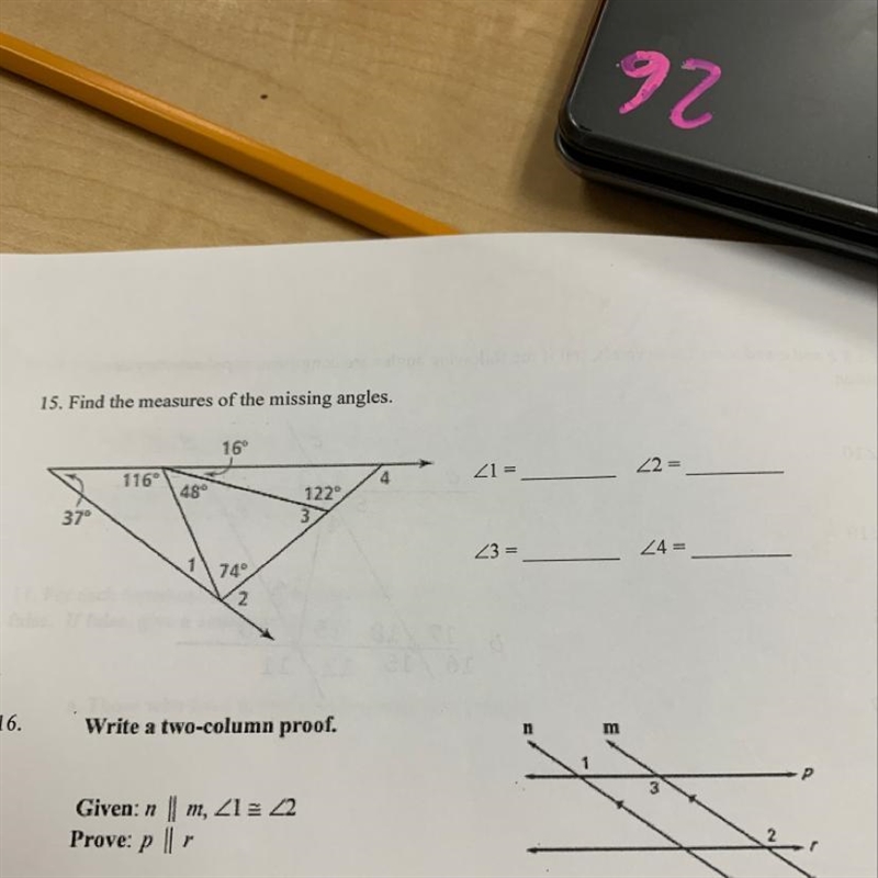 Can you plz solve question 15 it is very hard for me-example-1