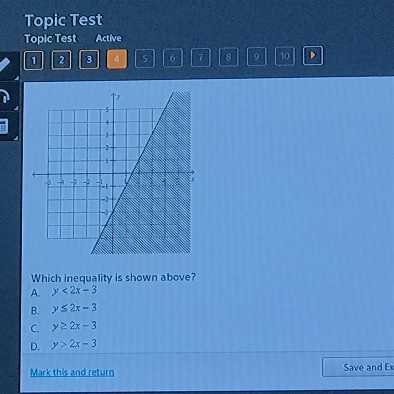 Which inequality is shown above?-example-1