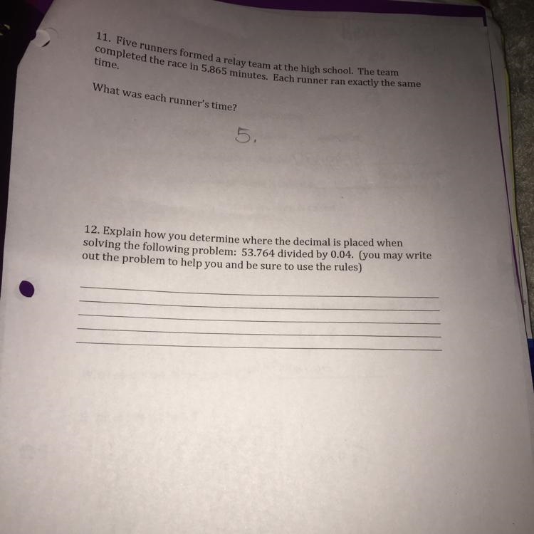 Can someone help !!!! My math starts at 1st period!!!!!!!! (11 and 12)-example-1