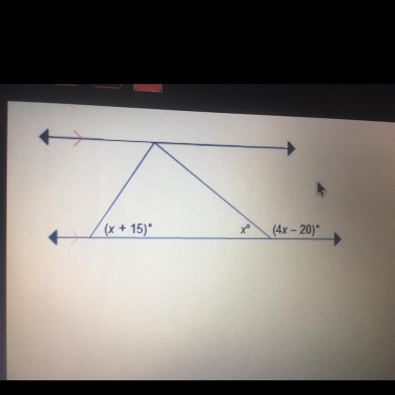 What is the value of x? х= 32 х= 36 х = 37 x= 40-example-1